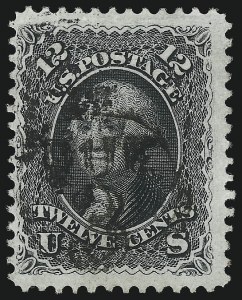 Sale 1074, Lot 717, 12c 1861 Issue (Scott 69)