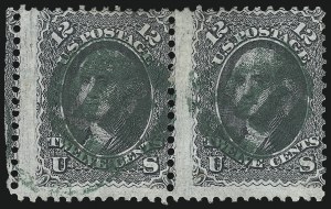 Sale 1074, Lot 723, 12c 1861 Issue (Scott 69)