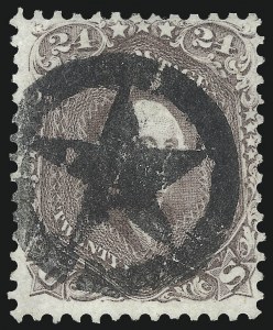 Sale 1074, Lot 741, 24c Lilac, Steel Blue, Violet Shades, 1861 Issue (Scott 70-70d)