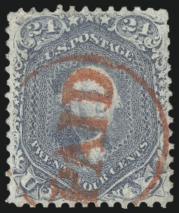 Sale 1074, Lot 751, 24c Lilac, Steel Blue, Violet Shades, 1861 Issue (Scott 70-70d)