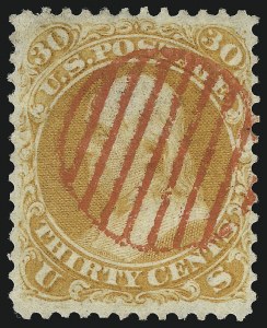 Sale 1074, Lot 770, 30c 1861 Issue (Scott 71)