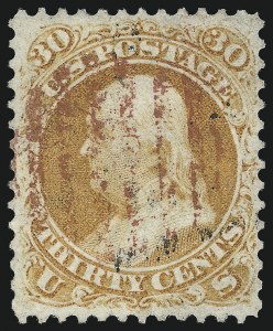 Sale 1074, Lot 771, 30c 1861 Issue (Scott 71)