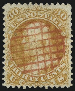 Sale 1074, Lot 772, 30c 1861 Issue (Scott 71)