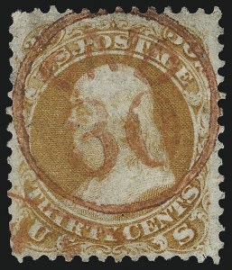 Sale 1074, Lot 783, 30c 1861 Issue (Scott 71)
