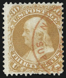Sale 1074, Lot 787, 30c 1861 Issue (Scott 71)