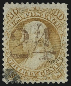 Sale 1074, Lot 790, 30c 1861 Issue (Scott 71)