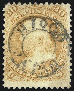 Sale 1074, Lot 791, 30c 1861 Issue (Scott 71)