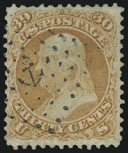 Sale 1074, Lot 792, 30c 1861 Issue (Scott 71)