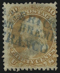 Sale 1074, Lot 795, 30c 1861 Issue (Scott 71)