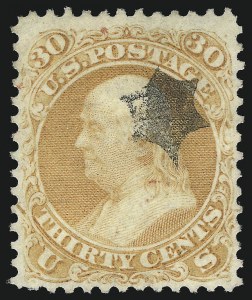 Sale 1074, Lot 801, 30c 1861 Issue, cont. (Scott 71)