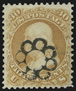 Sale 1074, Lot 806, 30c 1861 Issue, cont. (Scott 71)