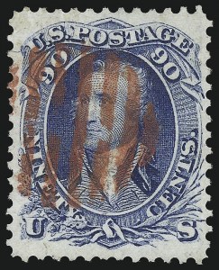 Sale 1074, Lot 839, 90c 1861 Issue (Scott 72)