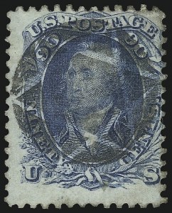 Sale 1074, Lot 845, 90c 1861 Issue (Scott 72)