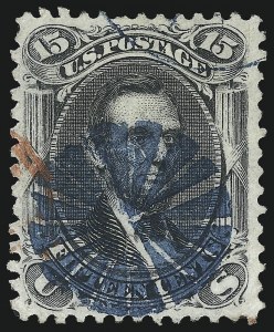 Sale 1074, Lot 865, 15c 1866 Issue (Scott 77)