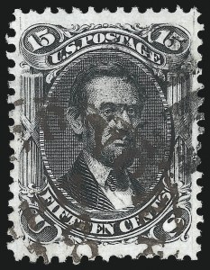 Sale 1074, Lot 866, 15c 1866 Issue (Scott 77)
