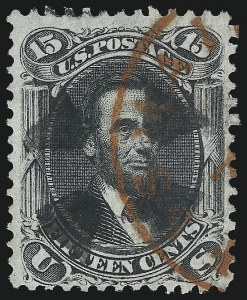 Sale 1074, Lot 873, 15c 1866 Issue (Scott 77)