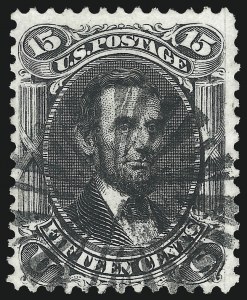 Sale 1074, Lot 876, 15c 1866 Issue (Scott 77)