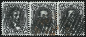 Sale 1074, Lot 878, 15c 1866 Issue (Scott 77)