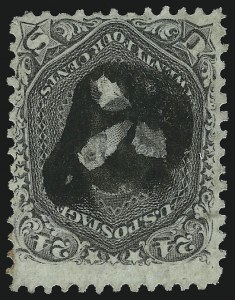 Sale 1074, Lot 885, 24c Lilac and Blackish Violet Shades, 1863 Issue (Scott 78-78c)