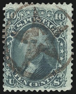 Sale 1074, Lot 912, 1868 Grilled Issue