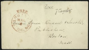 Sale 1075, Lot 1005, Autographs, Free Franks, Presidential Related, Stampless