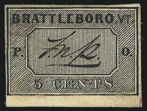 Sale 1075, Lot 1012, Postmasters Provisionals