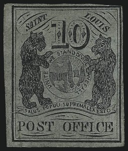 Sale 1075, Lot 1020, Postmasters Provisionals