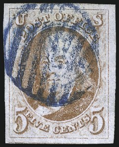 Sale 1075, Lot 1027, 1847 Issue
