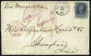 Sale 1075, Lot 1090, 1861-66 Issue