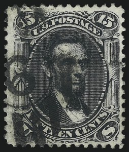 Sale 1075, Lot 1100, 1867-68 Grilled Issue and 1875 Re-Issue