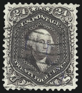 Sale 1075, Lot 1101, 1867-68 Grilled Issue and 1875 Re-Issue