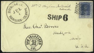 Sale 1075, Lot 1238, U.S. Possessions and Hawaii