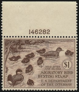 Sale 1076, Lot 2022, United States Hunting Permit Singles