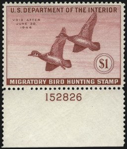 Sale 1076, Lot 2024, United States Hunting Permit Singles