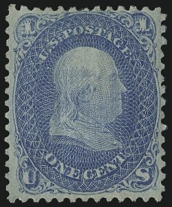 Sale 1077, Lot 101, 1867-68 Grilled Issue (Scott 79-101)