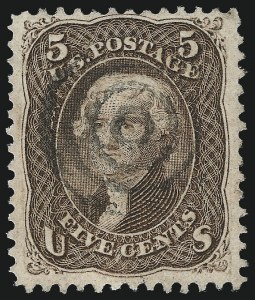 Sale 1077, Lot 103, 1867-68 Grilled Issue (Scott 79-101)