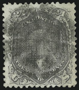 Sale 1077, Lot 107, 1867-68 Grilled Issue (Scott 79-101)