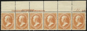 Sale 1077, Lot 154, 1870-88 Bank Note Issues (Scott 134-218)