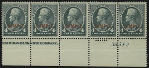 Sale 1077, Lot 157, 1870-88 Bank Note Issues (Scott 134-218)