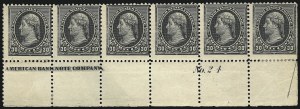 Sale 1077, Lot 168, 1890-93 Issue (Scott 219-229)