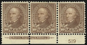 Sale 1077, Lot 204, 1894-98 Bureau Issue (Scott 246-284)