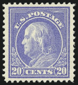 Sale 1077, Lot 259, 1912-15 Washington-Franklin Issues (Scott 405-461)