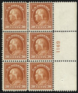 Sale 1077, Lot 260, 1912-15 Washington-Franklin Issues (Scott 405-461)
