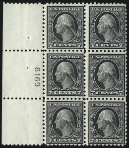 Sale 1077, Lot 264, 1912-15 Washington-Franklin Issues (Scott 405-461)