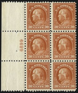 Sale 1077, Lot 272, 1912-15 Washington-Franklin Issues (Scott 405-461)