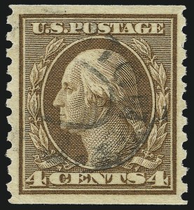 Sale 1077, Lot 275, 1912-15 Washington-Franklin Issues (Scott 405-461)