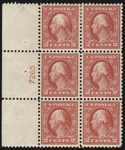 Sale 1077, Lot 279, 1912-15 Washington-Franklin Issues (Scott 405-461)