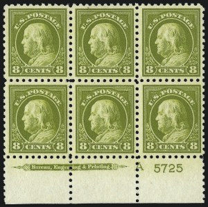 Sale 1077, Lot 285, 1916-19 Issues (Scott 462-524)