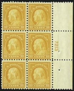 Sale 1077, Lot 286, 1916-19 Issues (Scott 462-524)