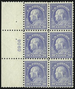Sale 1077, Lot 292, 1916-19 Issues (Scott 462-524)